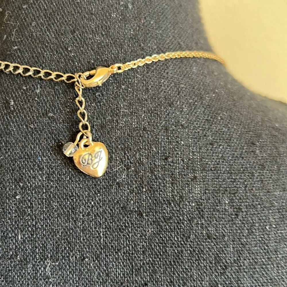 Betsey Johnson Women’s Garden Party Rhinestone Charm Necklace Flower Ladybug - Picture 6 of 15